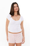 Ava Summer Sweat Short, CREPE PINK - alternate image 1