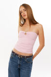 Super Smooth Wilma Tube Top, ROSETTE PINK - alternate image 1