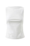 Olympia Backless Tank, WHITE - alternate image 5
