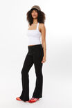 Fold Back Flare Pant, BLACK - alternate image 5