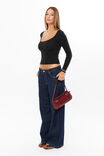 Riri Scoop Neck Long Sleeve Top, BLACK - alternate image 5