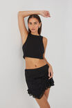 Lola Lace Mini Skirt, BLACK - alternate image 5
