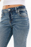 Low Stretch Bootleg Jean, COWBOY BLUE STUDDED - alternate image 4