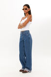 High Rise Wide Jean, IRIS BLUE - alternate image 4