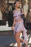 Giselle Asymmetric Mesh Skirt, JOSEPHINE MULTI - alternate image 2