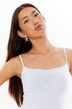 Renee Ruched Cami, MILKY BLUE - alternate image 4