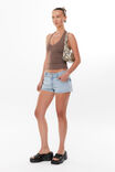 Luxe Halter Top, BROWN CAROB - alternate image 5