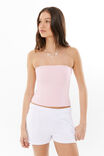 Soft Longline Tube Top, SHERBERT PINK - alternate image 1