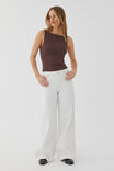 Low Rise Baggy Jean, WHITE - alternate image 1