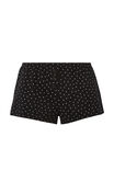 Ellie Jersey Lounge Short, JANE SPOT BLACK/WHITE - alternate image 6