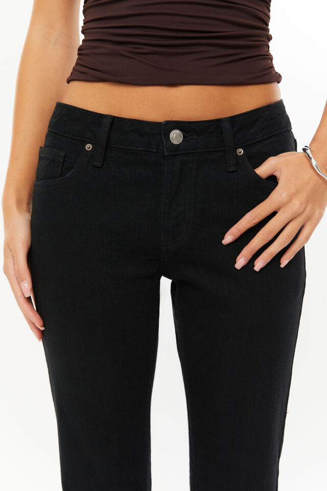 Low Stretch Bootleg Jean, BACK IN BLACK