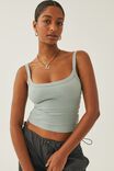 Multipack 2pk Riri Scoop Neck Tank, White/Iced Green - alternate image 4