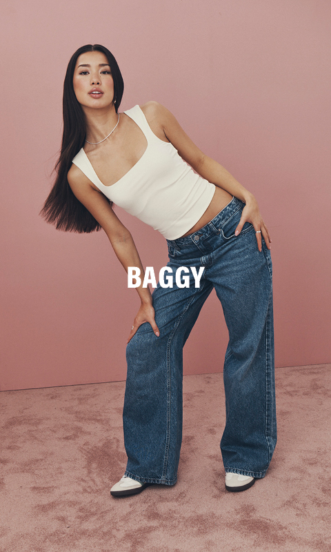 Shop Baggy Denim