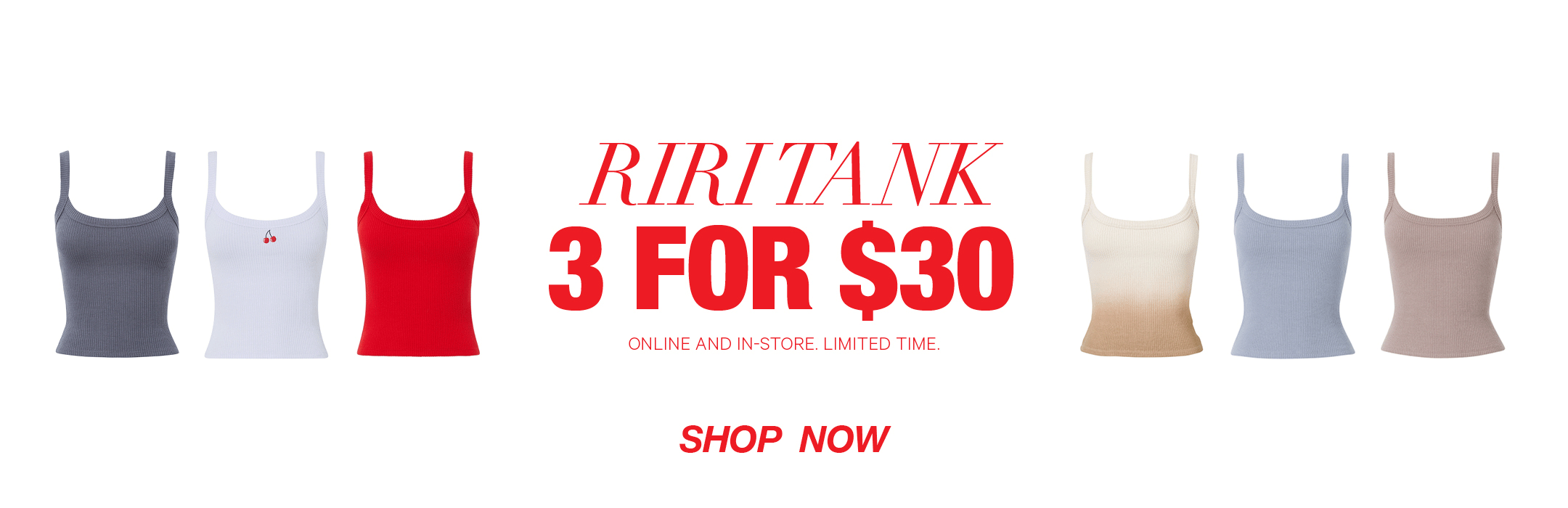 Shop 3 for $30 Riri Tank at Supre