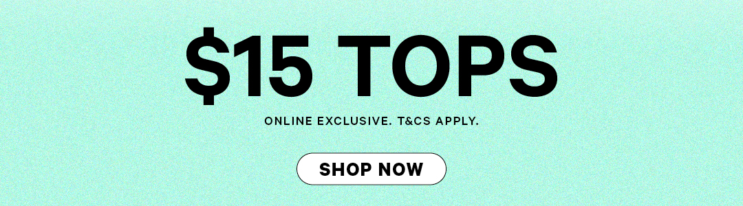 Shop $15 Tops Offer at Supre