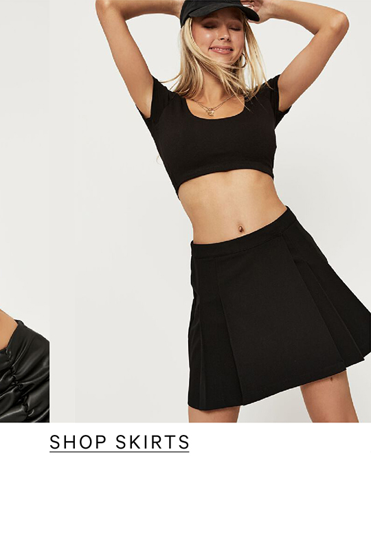 Shop Skirts. Midi, Mini & Denim Skirts