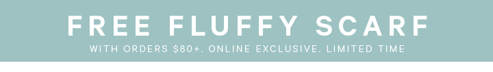 FREE Fluffy Scarf With Orders $80+