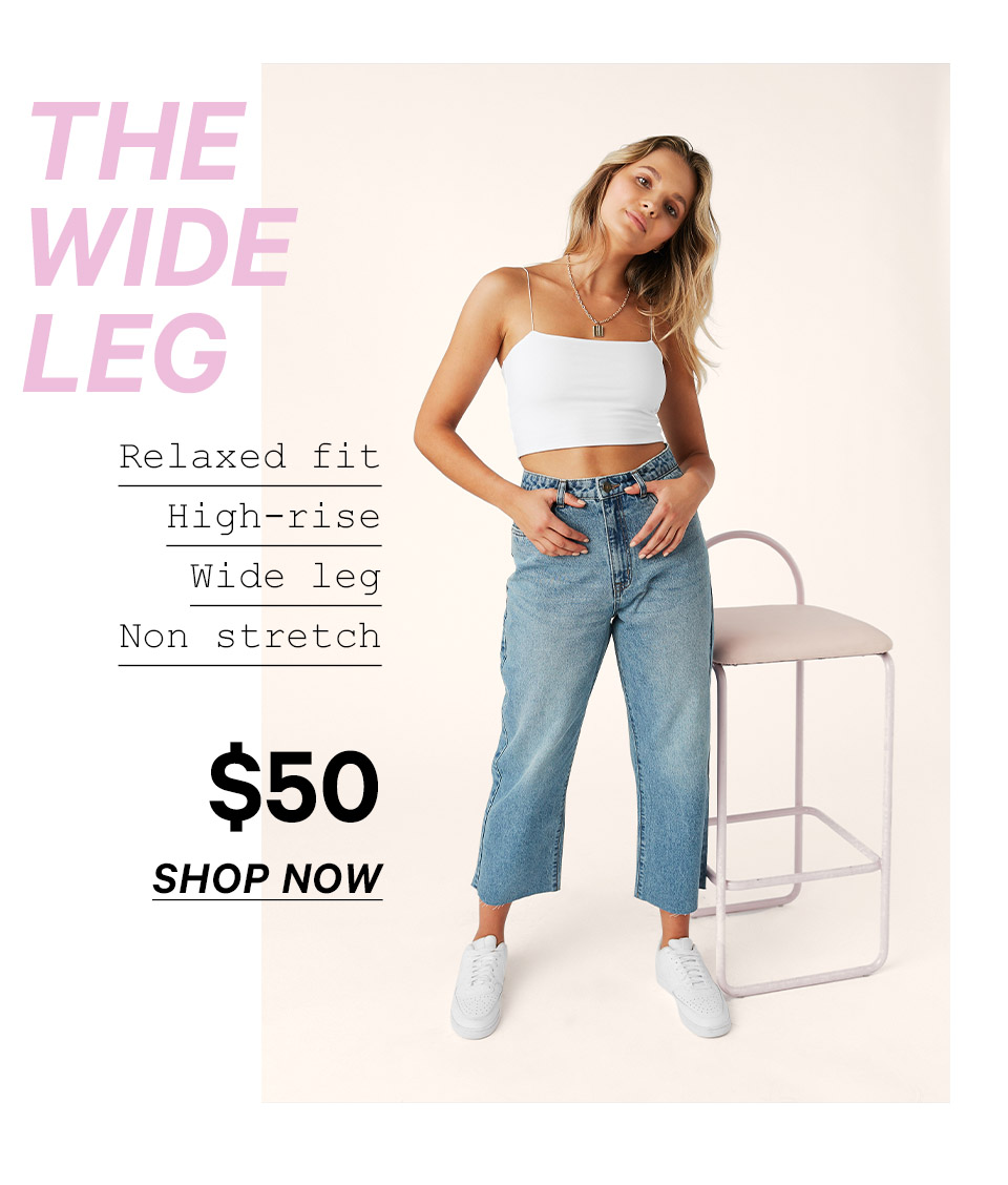 Shop the Wide Leg Jean 