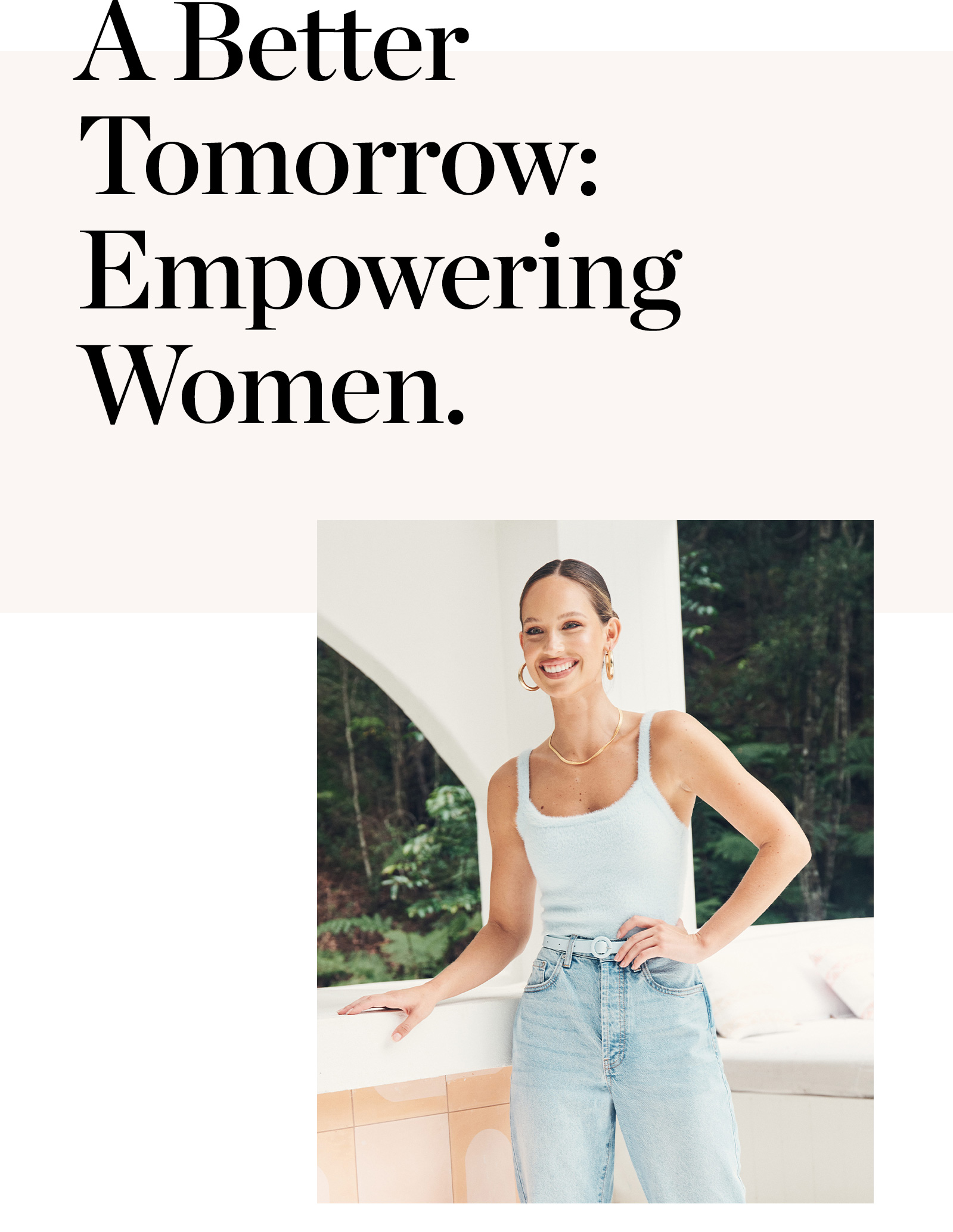 A Better Tomorrow - Empowering Women  