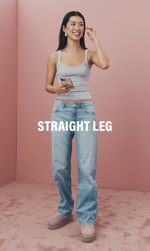 Shop Straight Leg Denim