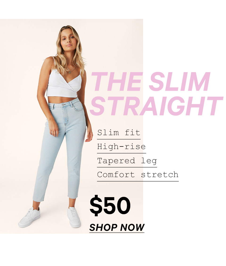 Shop The Slim Straight Jean 