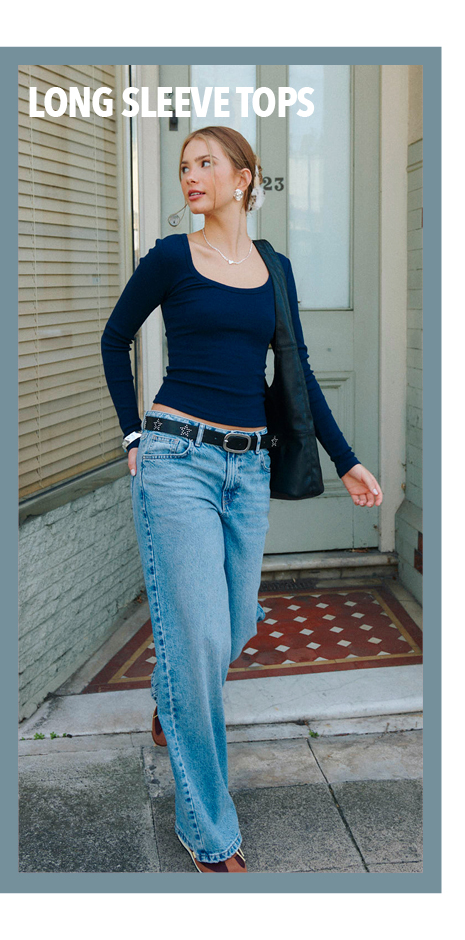 Shop Long Sleeve Tops At Supre