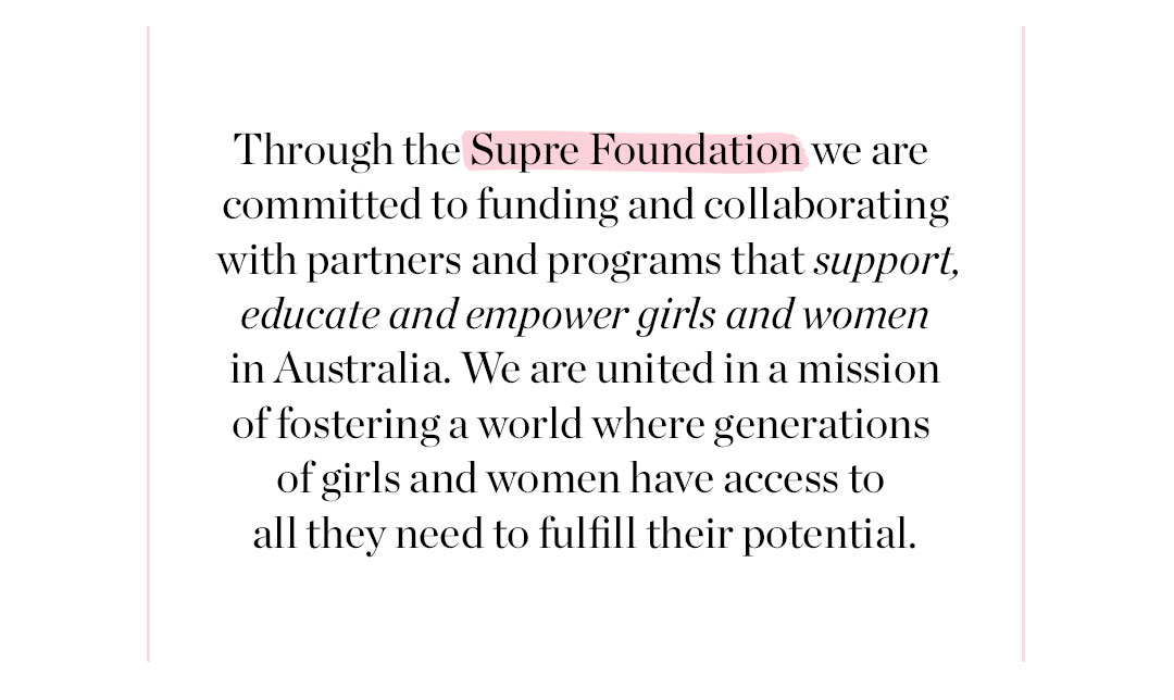 Supre Foundation Always By Your Side 