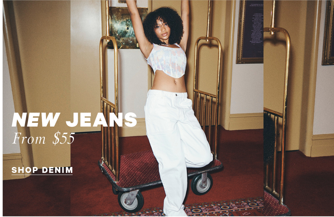 Shop Jeans. Skater jean, wide leg jeans, low rise jeans, straight leg jeans & more 