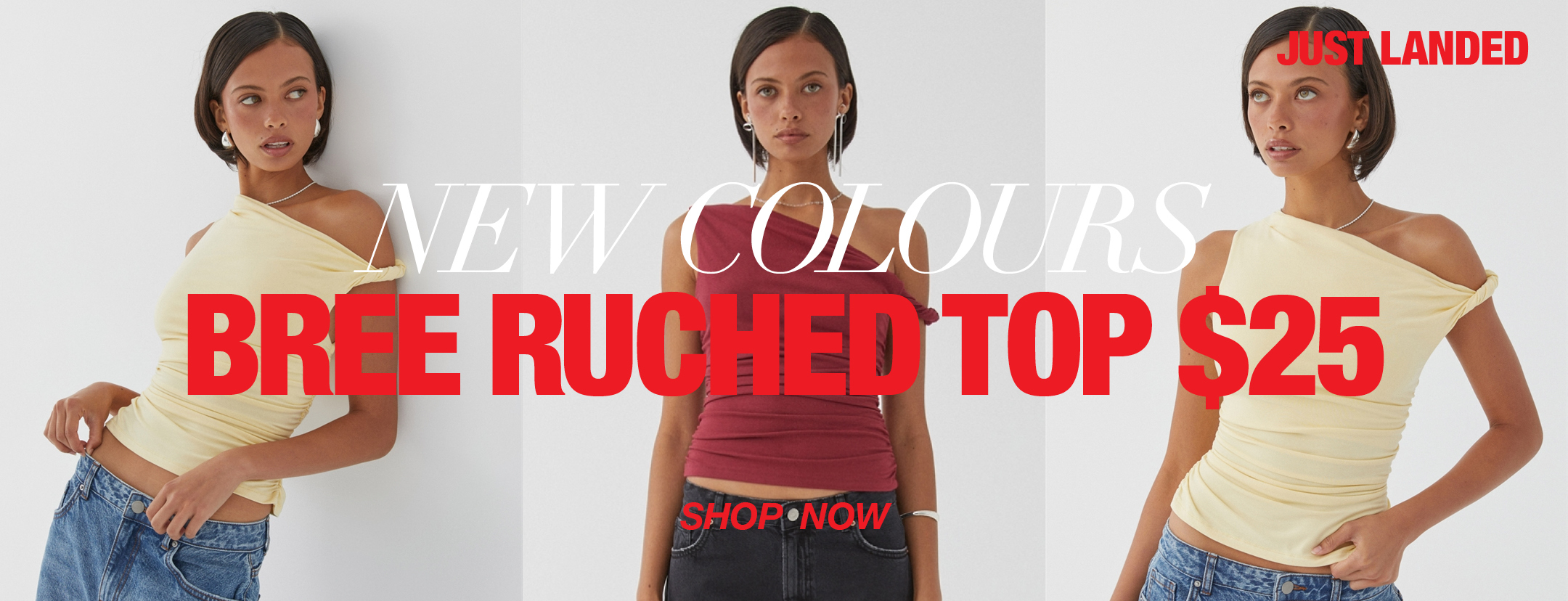 Shop New Colours Of Bree Ruched Top