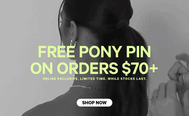 FREE Pony Pin On Orders $70+*
