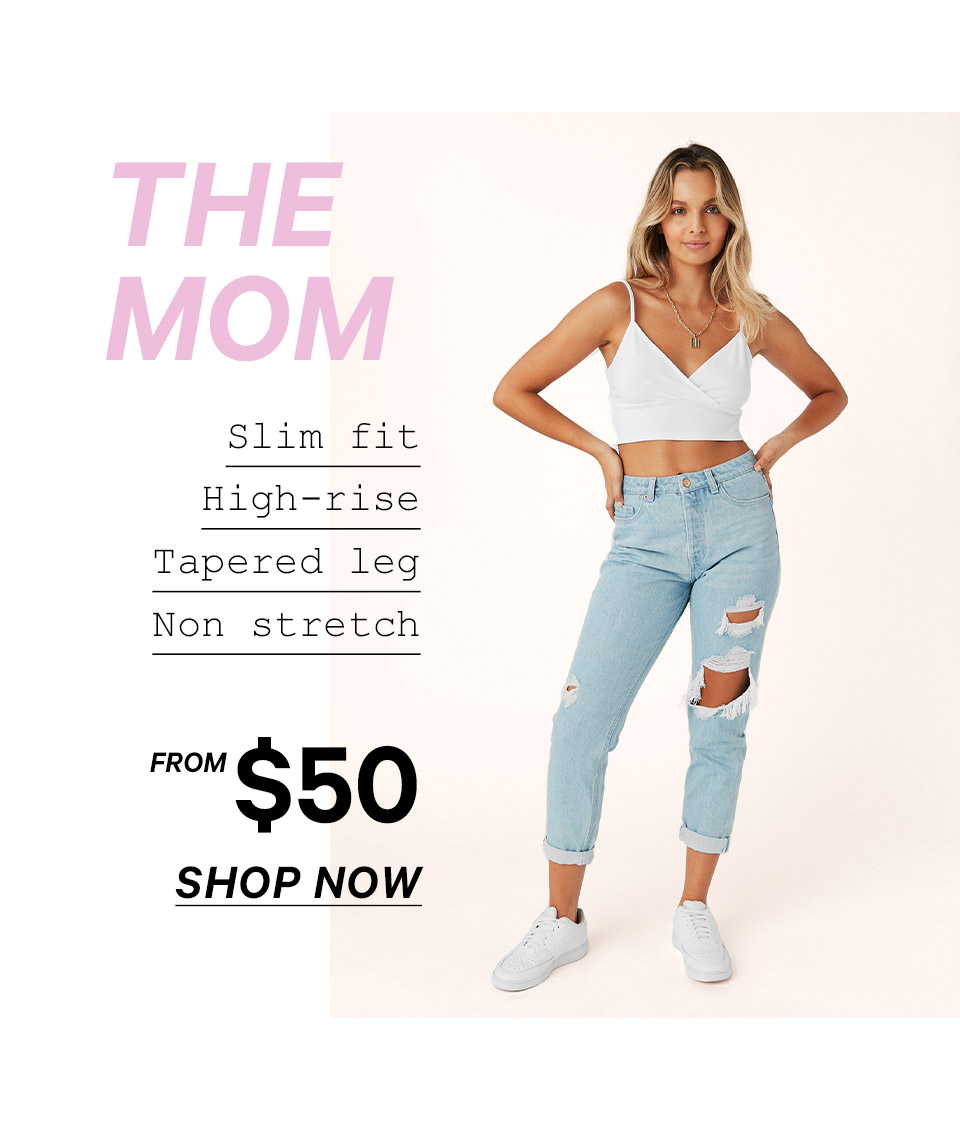 Shop The Mom Denim Jeans 