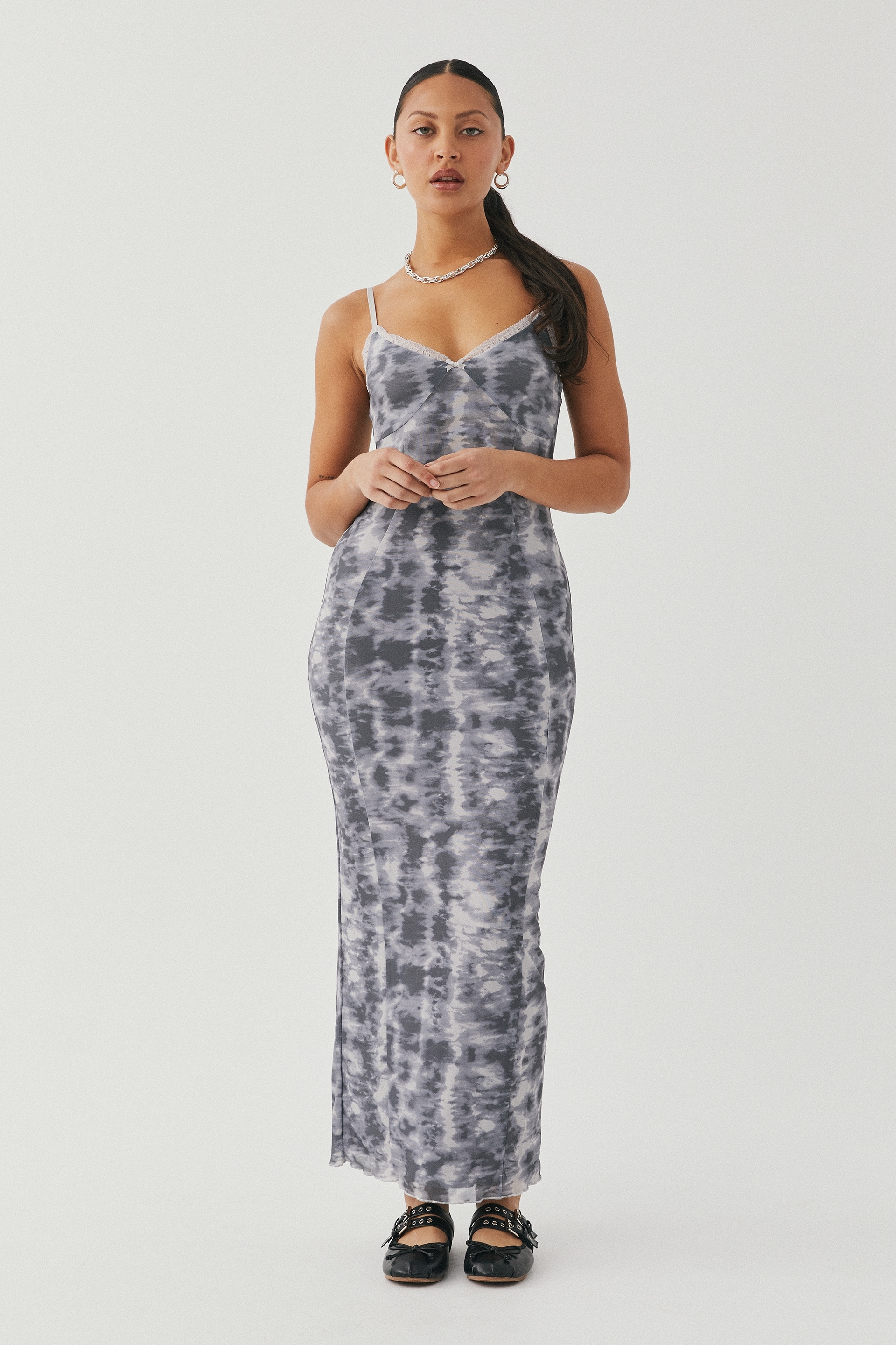 Mesh Maxi Dress