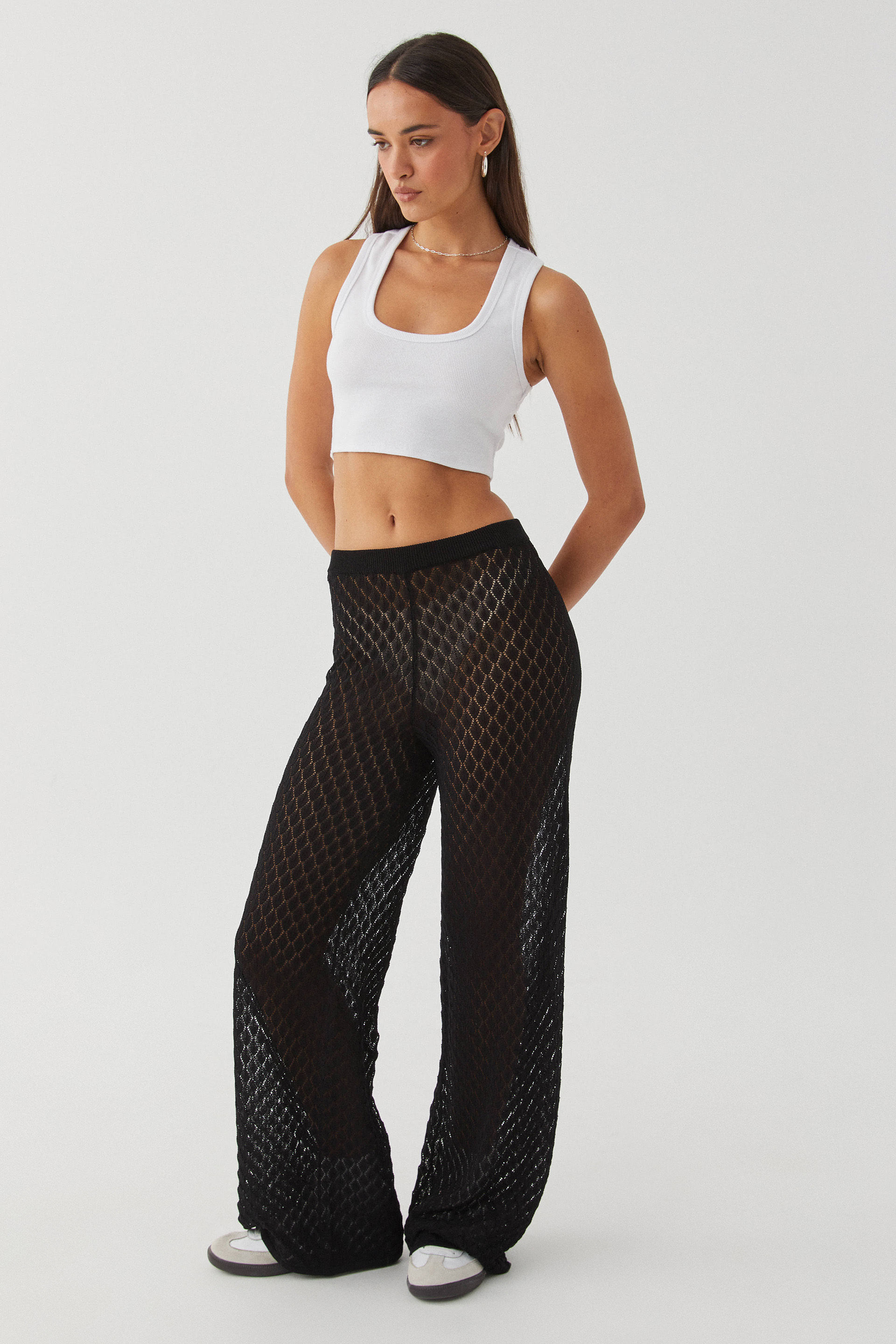 Ep28: Crochet mesh pants, fishnet pants #bikinicoveruppants