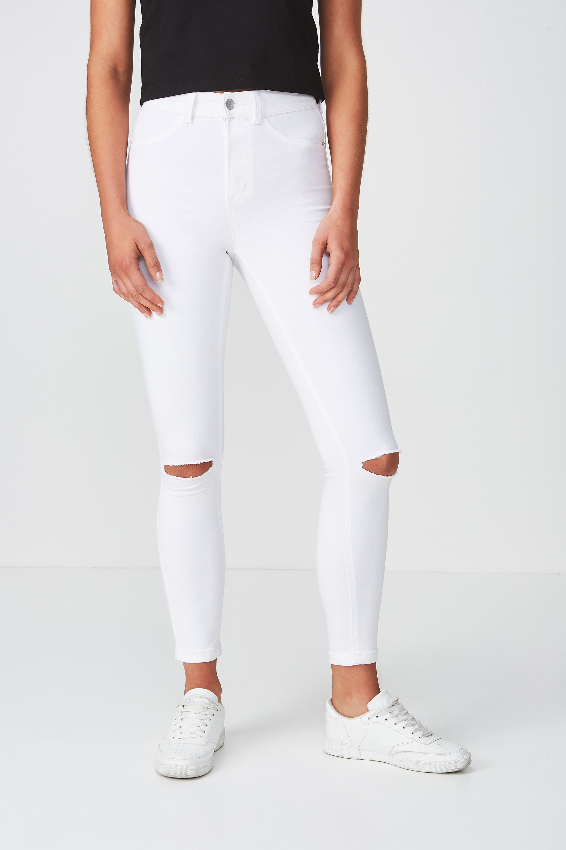 supre white jeans